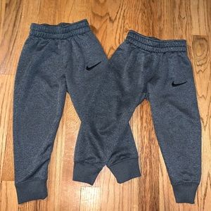 Two pair of toddler Nike joggers